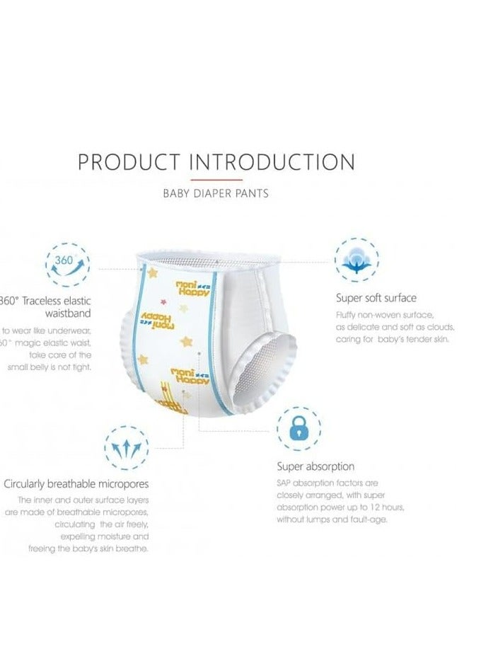 Baby Comfort Fit Pants Diapers |  size 6, XX-Large |Suitable for babies over 15+ Kg and for 18-24 Months,  Diapers SAP Instant Absorption Core Carefully chosen breathable and sealed base film, 264 Counts , Jumbo Box