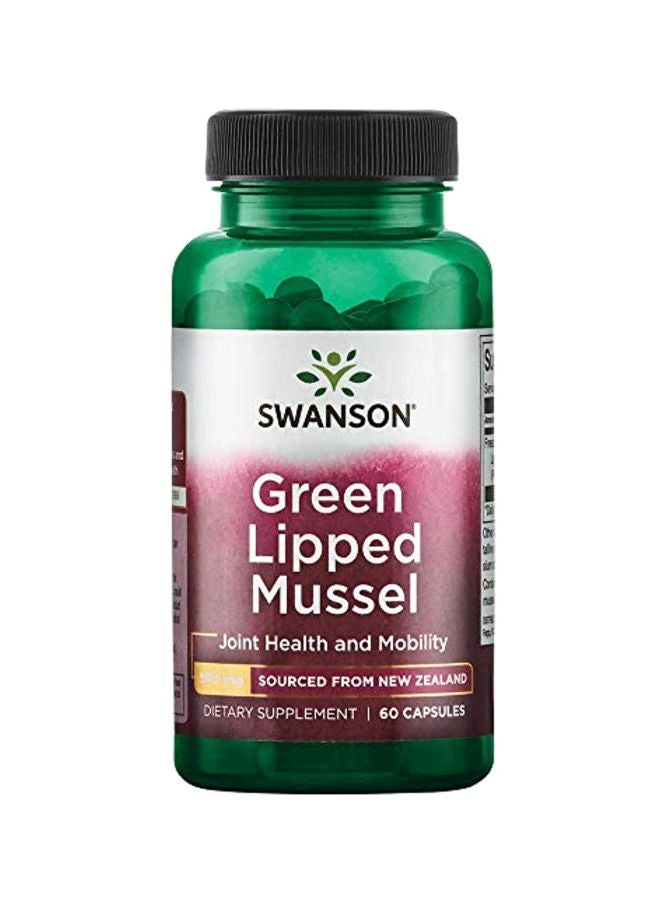 Green Lipped Mussel Dietary Supplement - 60 Capsules