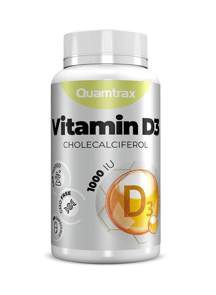 Quamtrax, Vitamin D3, 60 Caps, 60 Servings