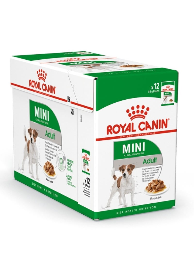 Royal canin Size Health Nutrition Mini Adult (WET FOOD - Pouches) dog wet food