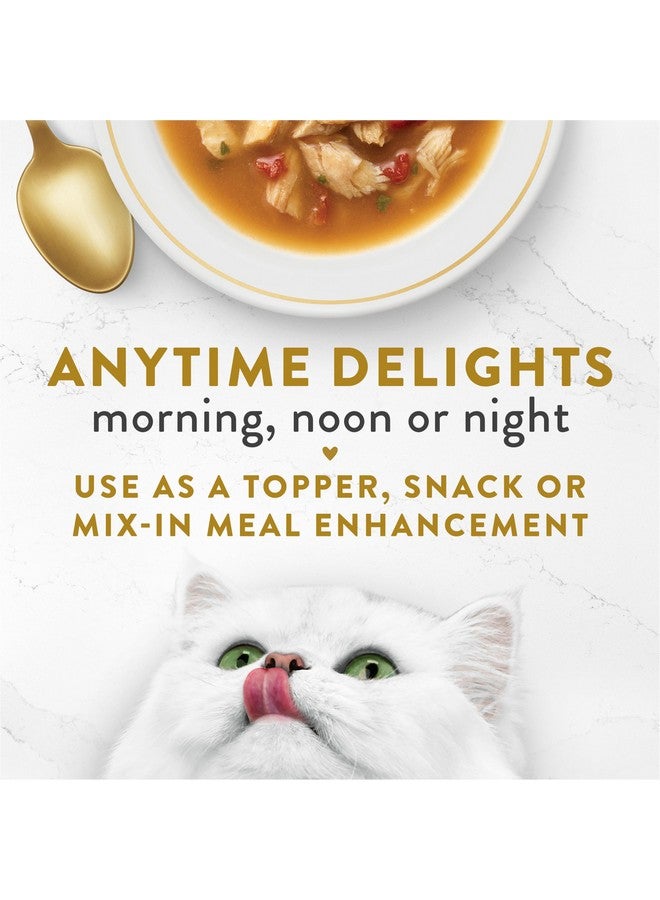 Y Feast Lickable Wet Cat Food Broth Topper Seafood Bisque And Accents Of Real Crab  (Pack Of 16) 1.4 Oz. Pouches