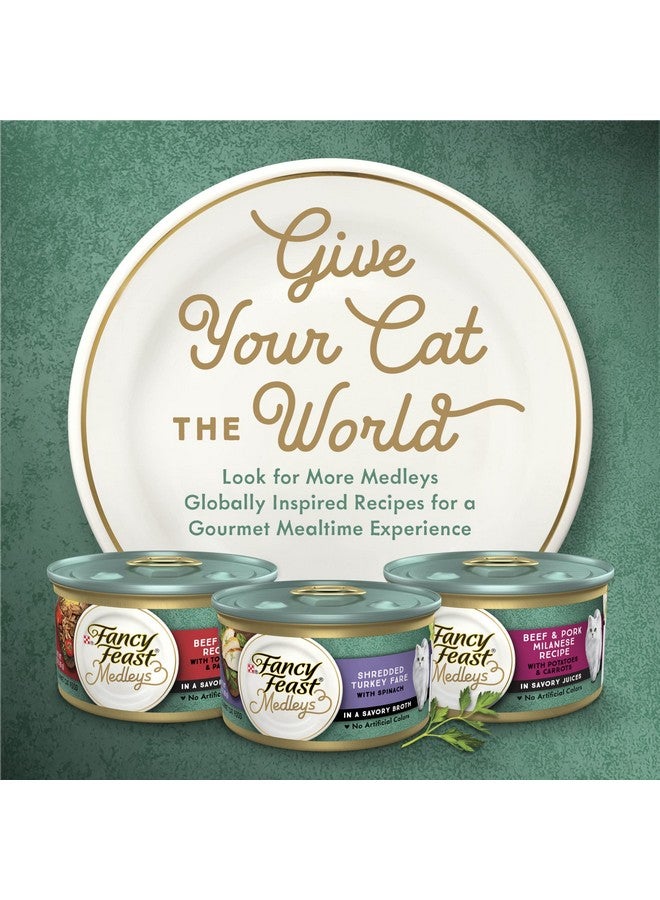 Y Feast Wet Cat Food, Medleys Wild Salmon Florentine With Garden Greens In Delicate Sauce  (Pack Of 24) 3 Oz. Cans