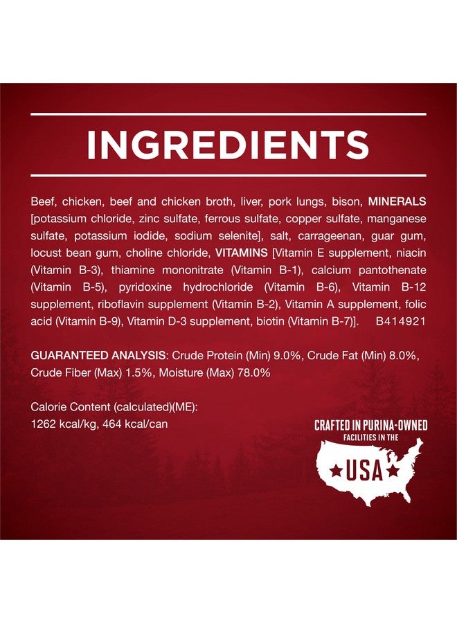 Wet Dog Food True Instinct Classic Ground GrainFree Formula With Real Beef And Bison High Protein Dog Food  (Pack Of 12) 13 Oz. Cans