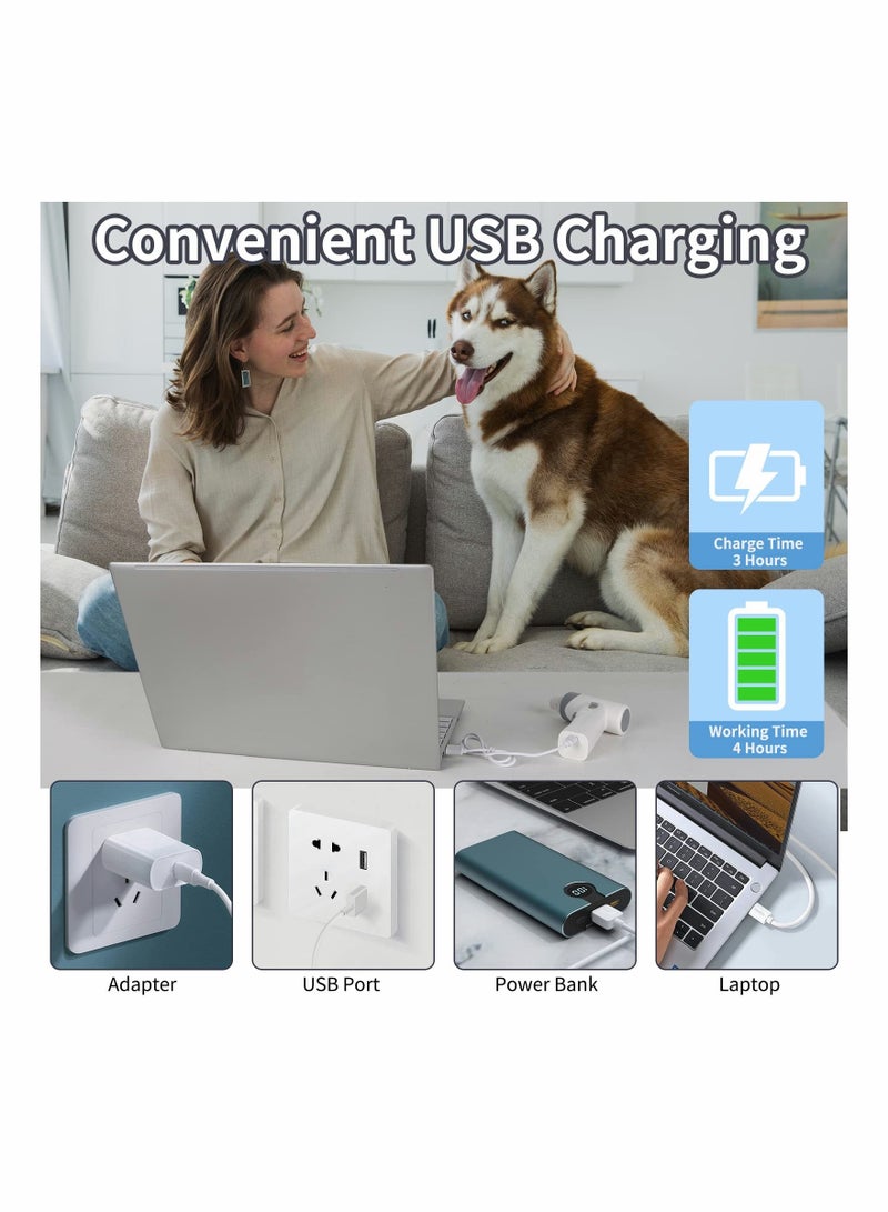 Dog Nail Grinder 3 Speed Pet Painless Paws Grooming Professional Quiet Powerful Electric Trimmer