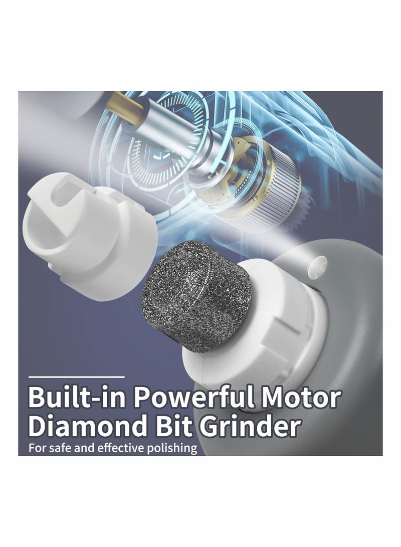 Dog Nail Grinder 3 Speed Pet Painless Paws Grooming Professional Quiet Powerful Electric Trimmer