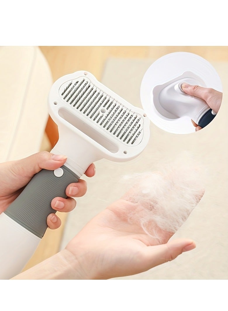 3 In 1 Pet Grooming Hair Dryer And Comb - Efficiently Removes Tangles And Loose Hair, Speeds Up Drying Time For Cats And Dogs, UK Plug