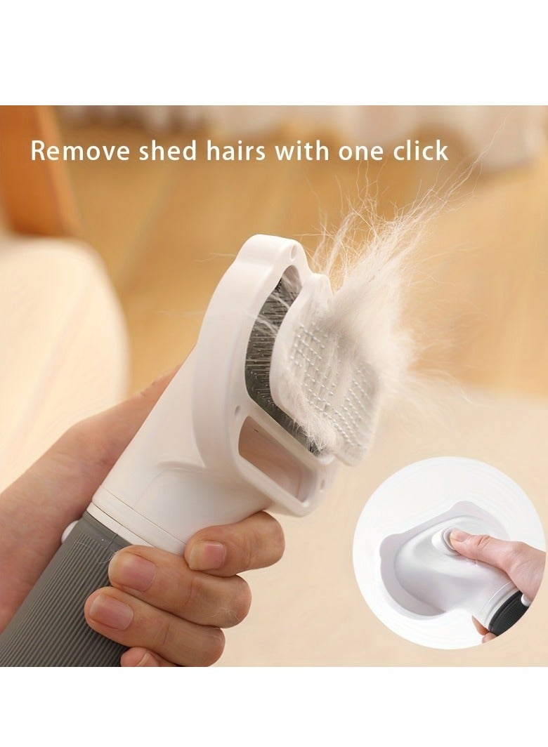 3 In 1 Pet Grooming Hair Dryer And Comb - Efficiently Removes Tangles And Loose Hair, Speeds Up Drying Time For Cats And Dogs, UK Plug