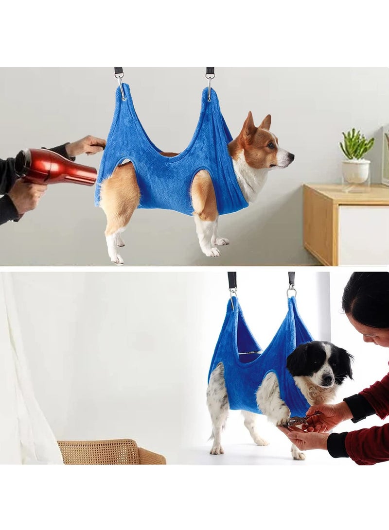 Dog Grooming Hammock Nail Trimming Helper Dog Grooming Harness Multifunctional Restraints for Small Medium Large Dogs and Cats Bathing Washing Grooming and Trimming Nails