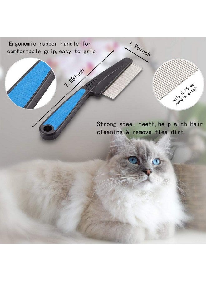 Cat Comb,Pet Comb Laiannwell Professional Grooming Comb For Dog/Cat/Small Pets(3 Packs)