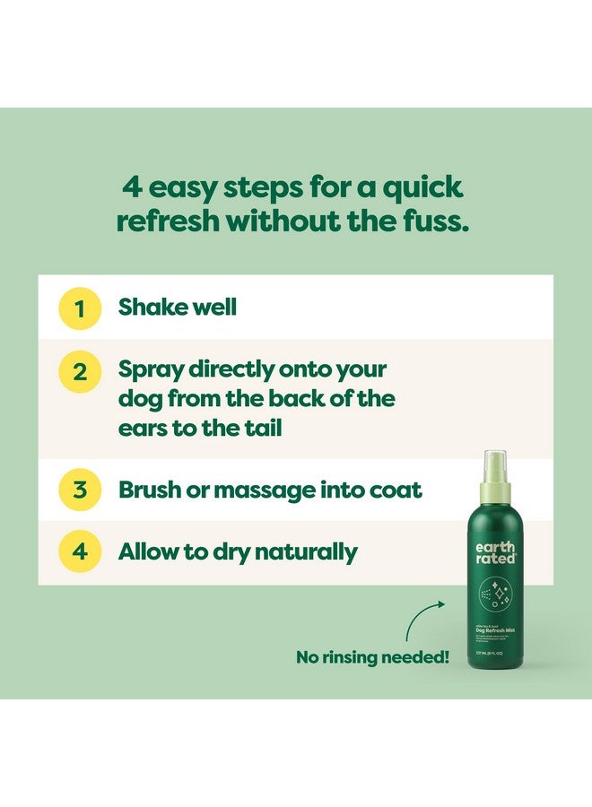 Dog Deodorizing Spray, Conditioning & OdorEliminating Dog & Puppy Perfume, For All Coat Types, Refreshing White Tea & Basil Scent, 8 Oz.