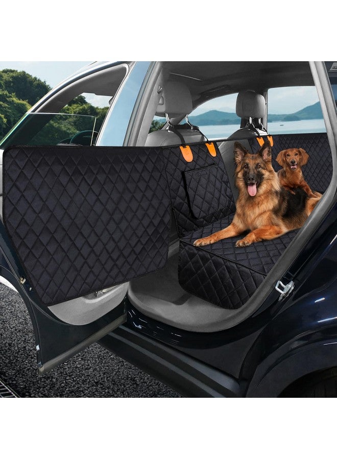 Back Seat Cover For Dogs, Waterproof Dog Car Seat Cover For Back Seat And Car Door Protector For Dogs, Nonslip Car Door Protector From Dogs Scratching For Suv