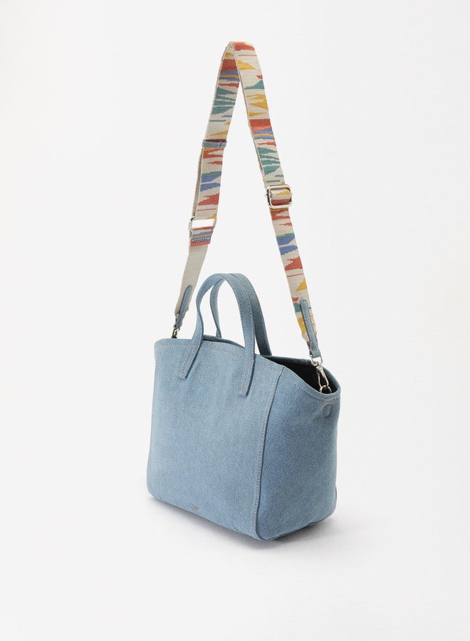 Tote Bag With Interchangeable Straps