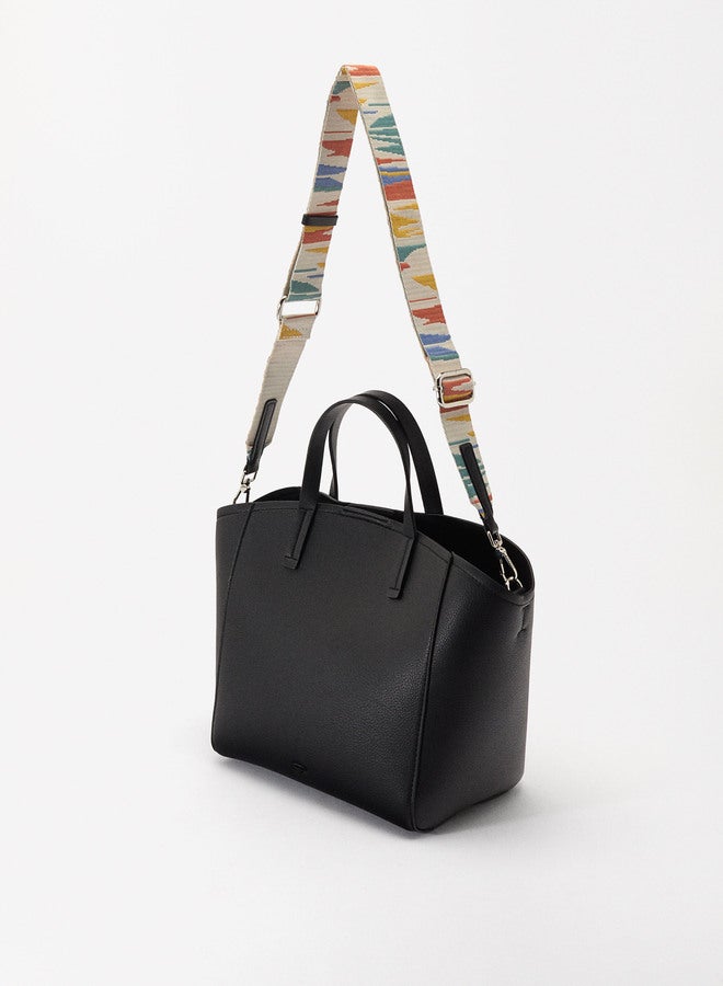 Tote Bag With Interchangeable Straps