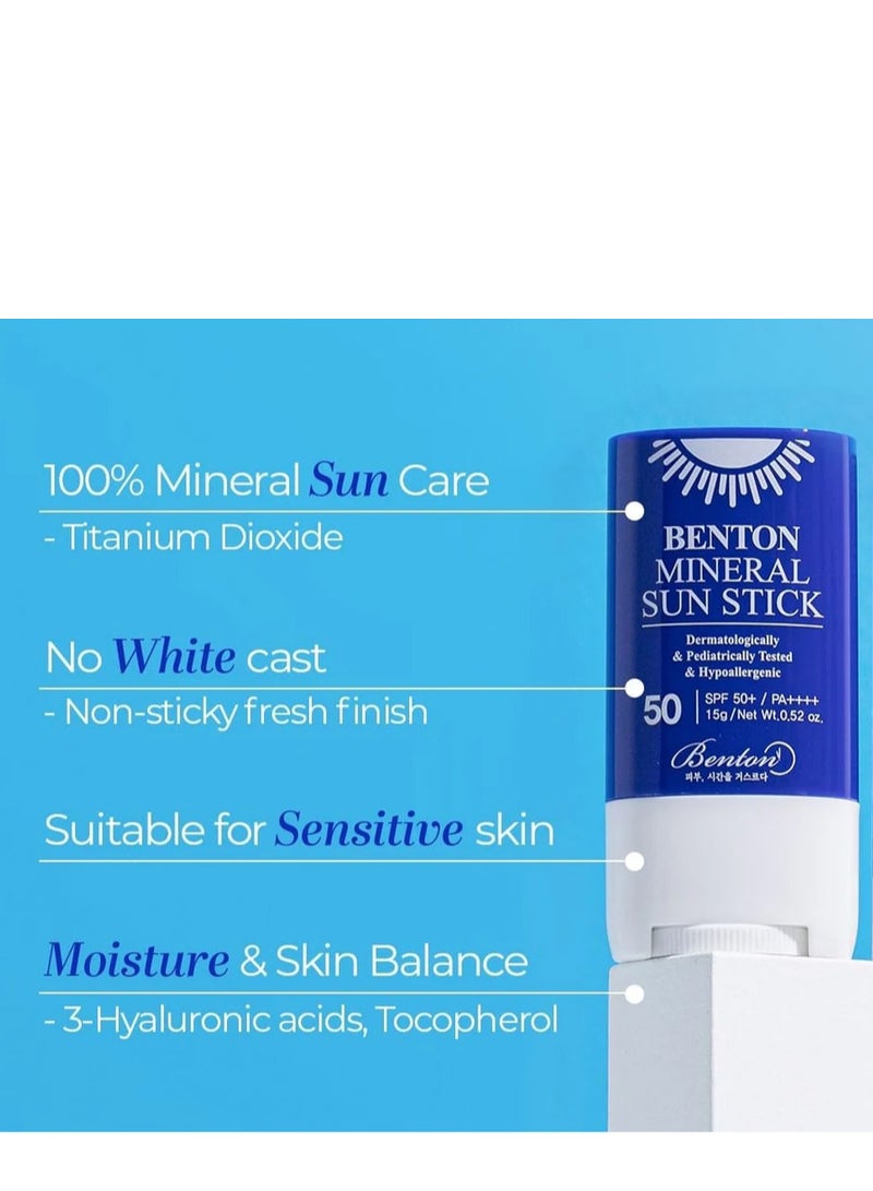 Benton Mineral Sun Stick SPF50+,15g