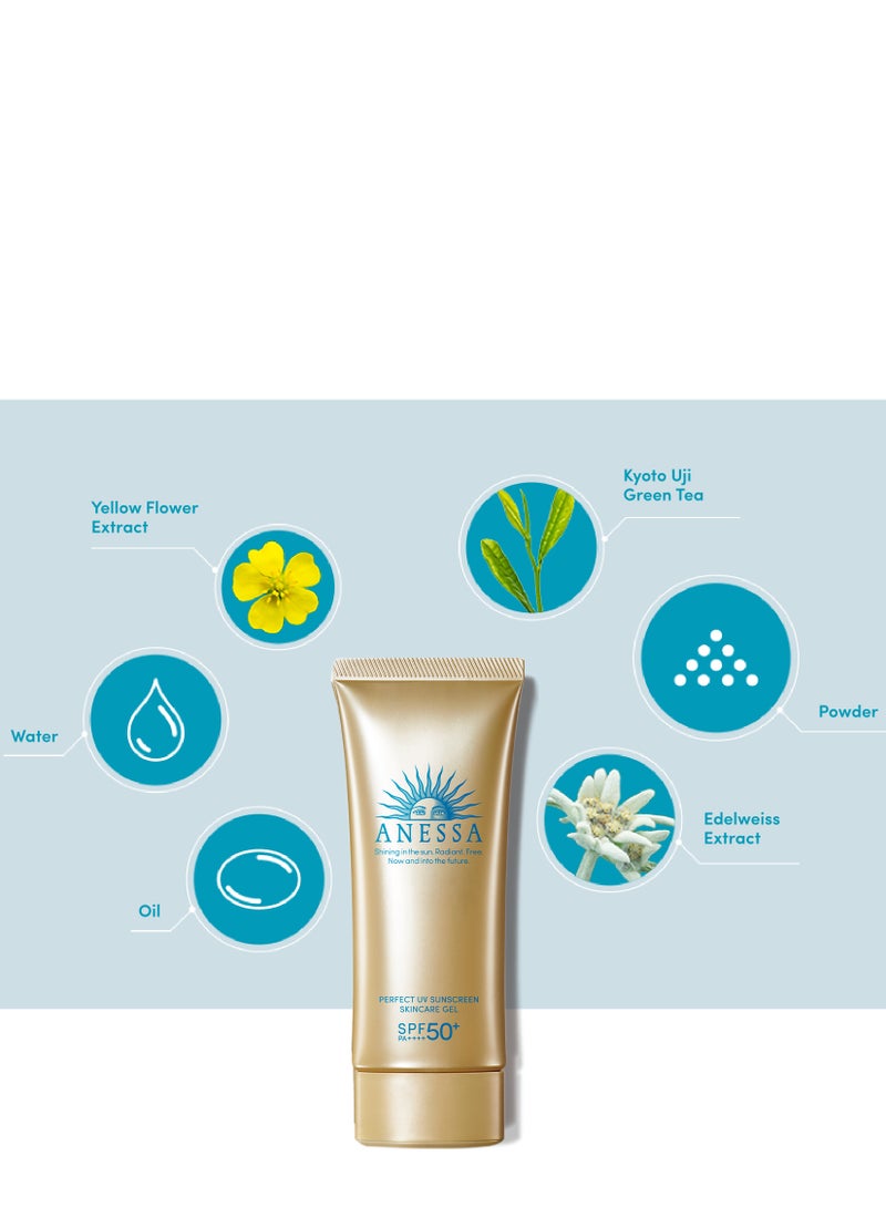 Anessa Perfect Uv Sunscreen Skincare Gel Spf50- 90g