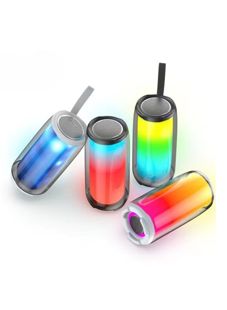 RGB Bluetooth Speaker colourfull round– Stunning LED Show & 360° Sound Experience