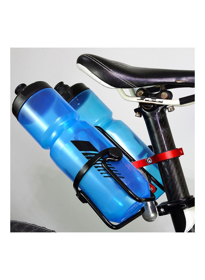 MTB Bike Bicycle Cycling Water Bottle Dual Rack Stand Clamp Cage Holder Adapter 0.134kg