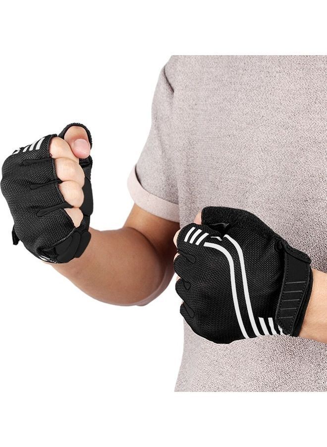 Breathable Half Finger Biking Gloves