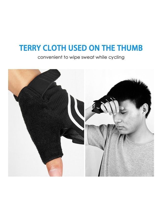 Breathable Half Finger Biking Gloves