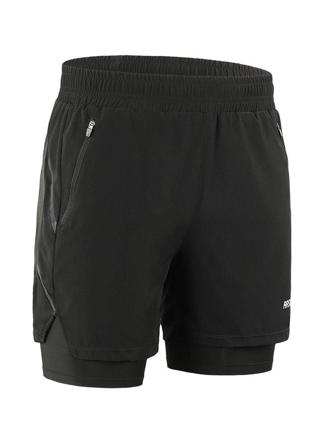 2 in 1 Quick Drying Breathable Cycling Shorts 30x23centimeter