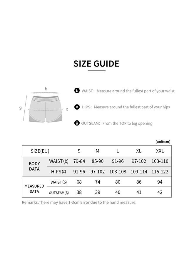 2 in 1 Quick Drying Breathable Cycling Shorts 30x23centimeter