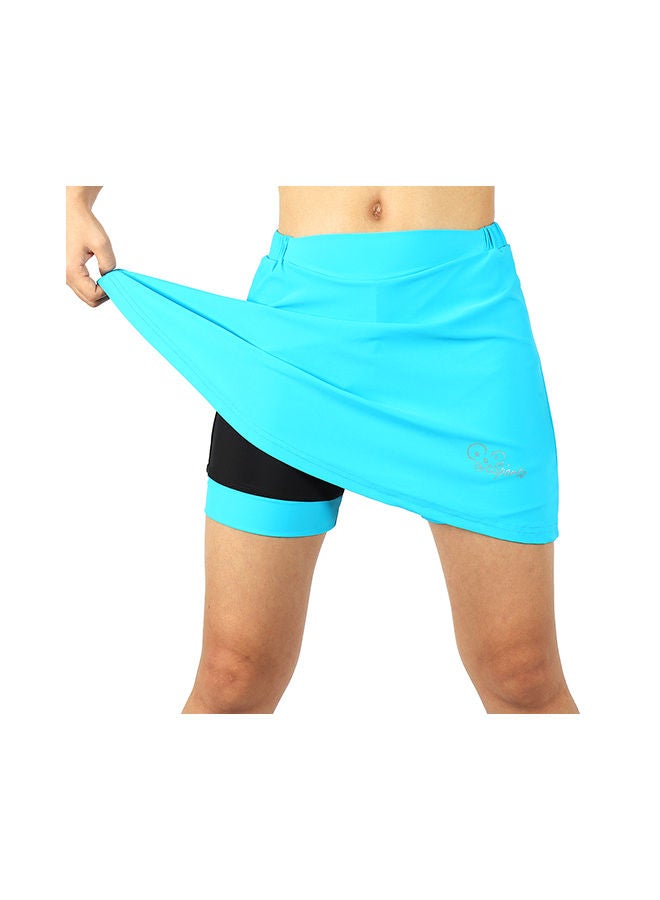 2-in-1 Cycling Skort With Gel Padded Liner