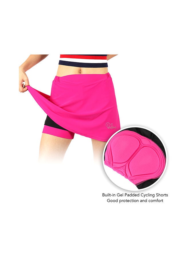 2-in-1 Cycling Skort With Gel Padded Liner