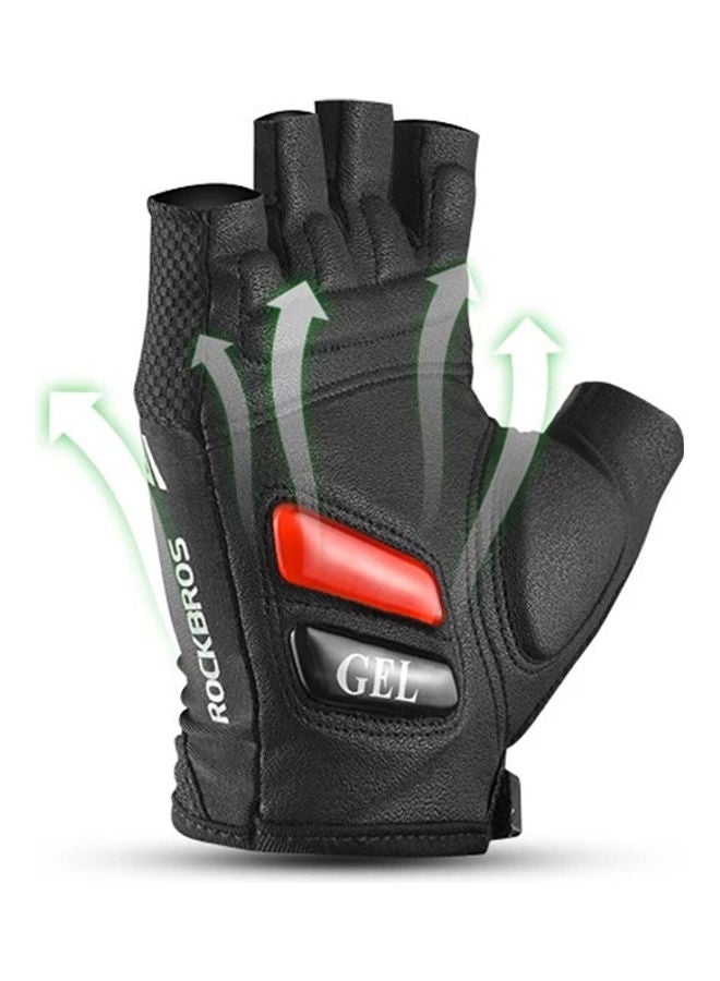 Anti-Slip Shock-Absorbing Pad Cycling Gloves 8-8.5cm