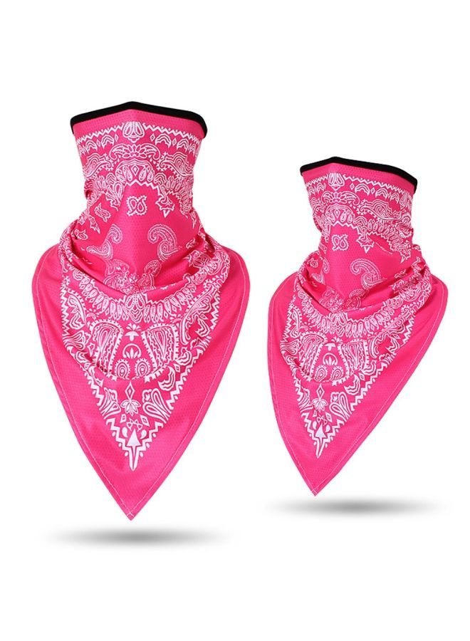 2-Piece Breathable Face Scarf Cycling Mask