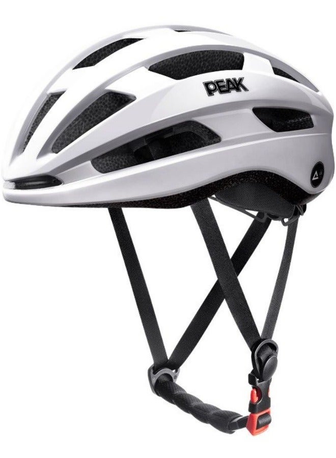 Pickle cycling helmet one-piece road bike helmet breaking wind men's and women's moped bike helmet mountain white