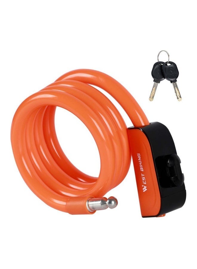 Anti-Theft Bicycle Lock With Key 1.2meter