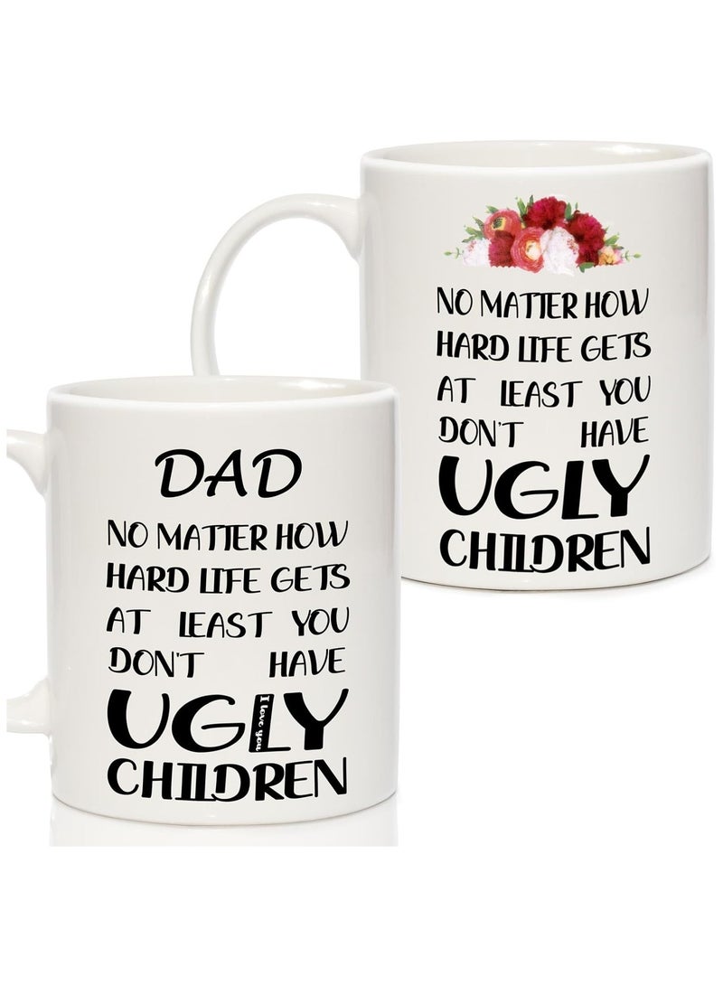Anniversary Present Gifts for Parents - Mom and Dad Coffee Mugs Set - Gifts for Mom and Dad Together
