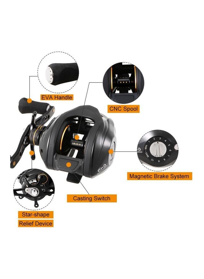 13 Ball Bearings Baitcasting Fishing Reel