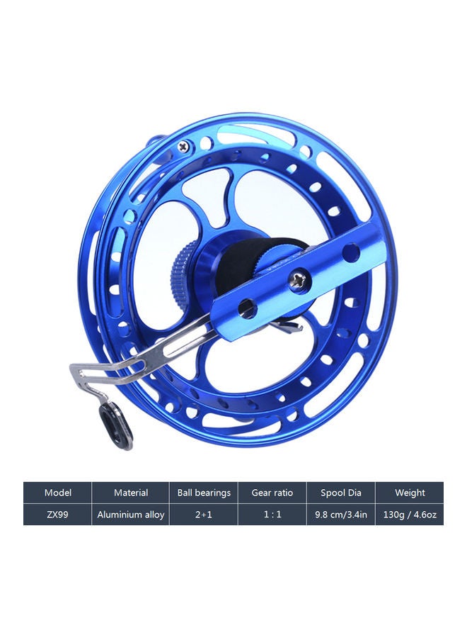 Fly Fishing Reel 3BB Ball Bearings Wheel 12x8x10.6cm