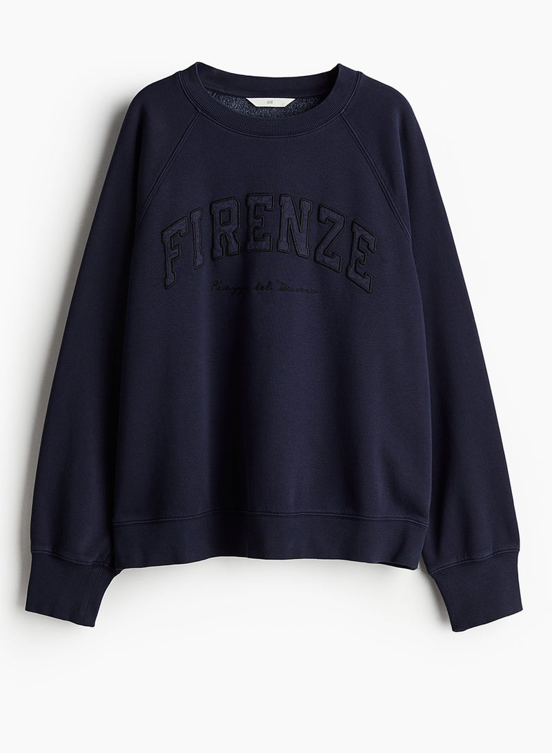 Raglan-Sleeved Sweatshirt