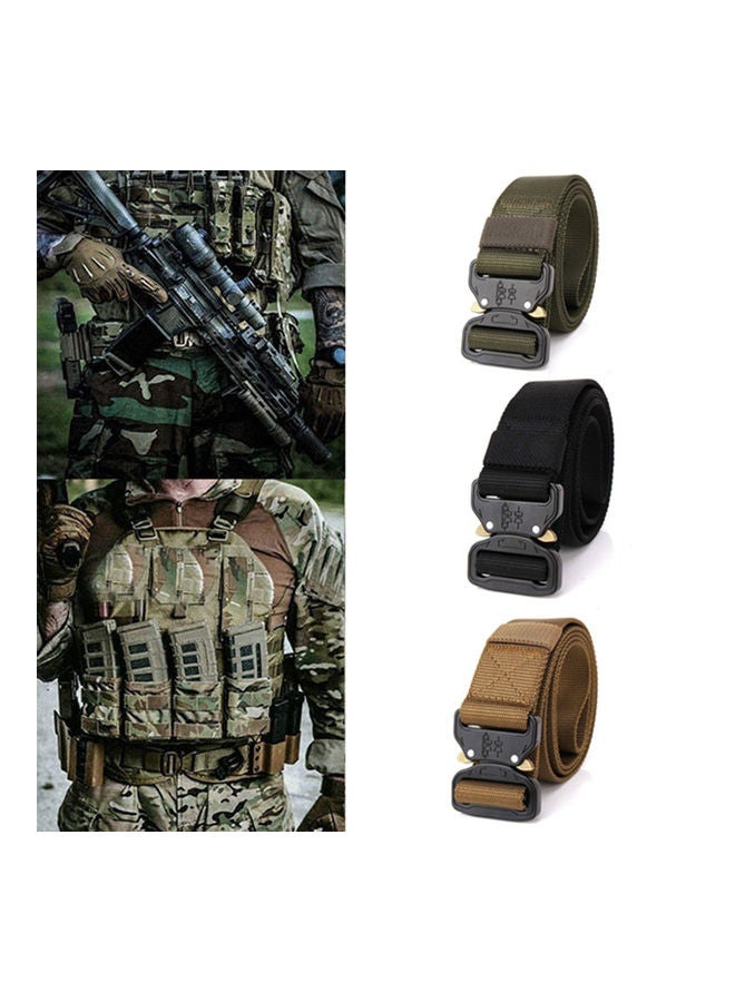 Nylon Military Tactical Belt Waistband for Outdoor Training Wargame Combat 20 x 10 20cm