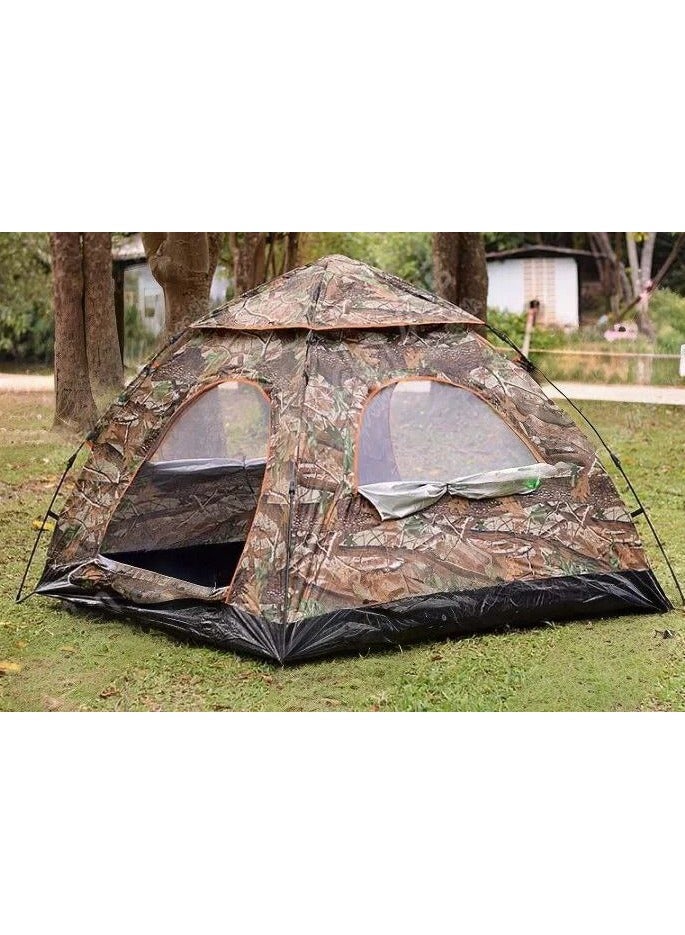 Tent, 2 Doors, 2 Windows, Easy To Set Up, Tent Can Sleep 3-4 People, Grade A Canvas, Tent Has 2 Doors, 2 Windows