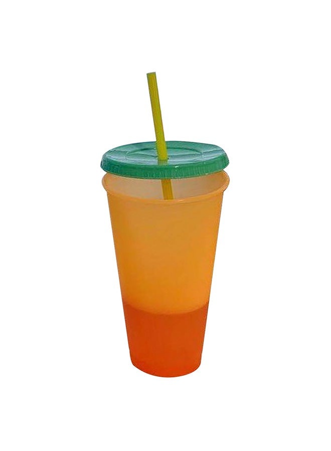 Thermo Plastic Cup Orange/Red 30x20x20cm