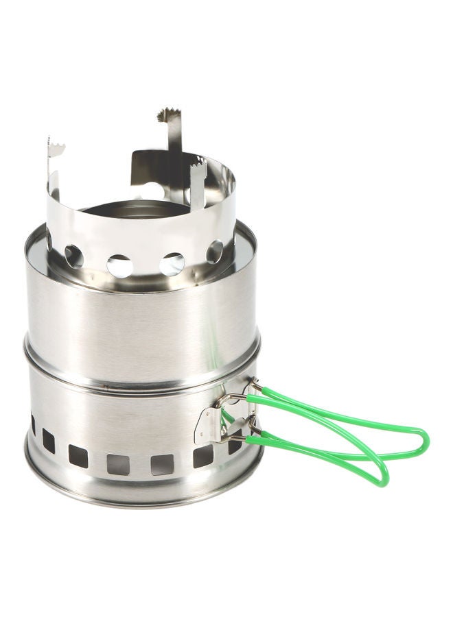 Folding Stainless Steel Camping Stove 14.40 x 9.00 14.00cm