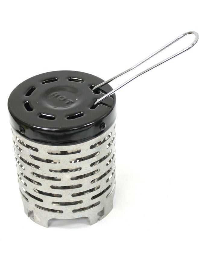 Portable Outdoor Camping Stove Mini Stainless Steel Heating Cover 15x12x12cm