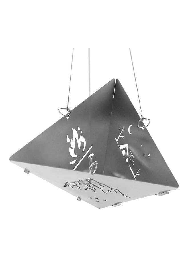 Outdoor Triangle Wood Burning Stove 25 x 22cm