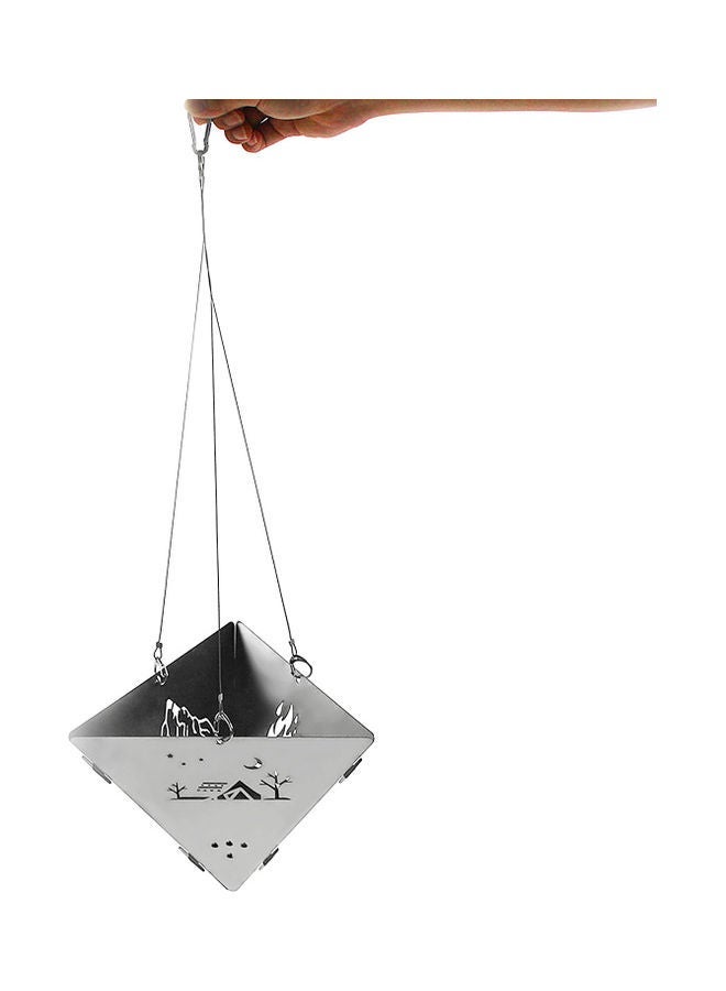 Outdoor Triangle Wood Burning Stove 25 x 22cm