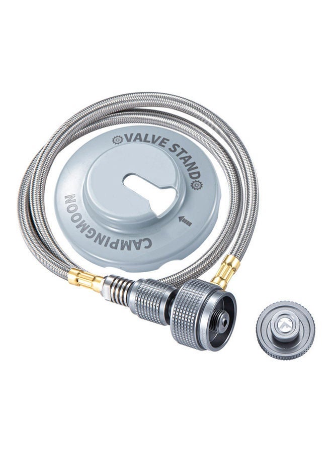 Camping Gas Stove Adapter Hose With Fastener Base 25.00*4.00*17.80cm