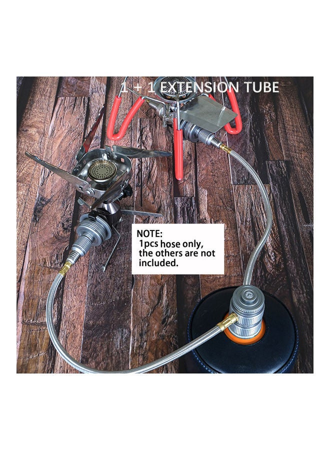 Camping Gas Stove Adapter Hose With Fastener Base 25.00*4.00*17.80cm