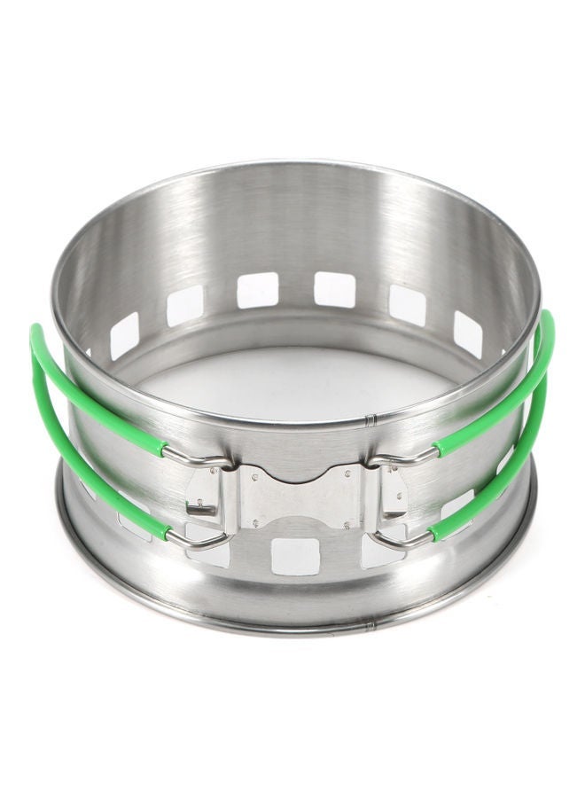 Folding Stainless Steel Camping Stove 14.40 x 9.00 14.00cm