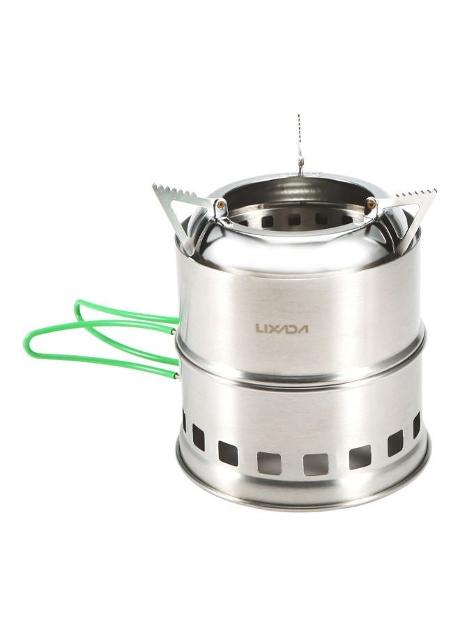 Folding Stainless Steel Camping Stove 14.40 x 9.00 14.00cm