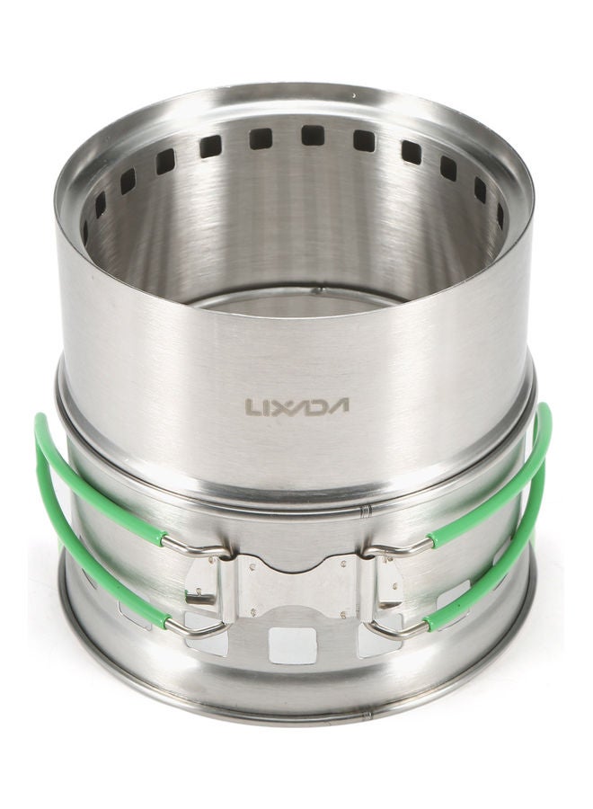 Folding Stainless Steel Camping Stove 14.40 x 9.00 14.00cm