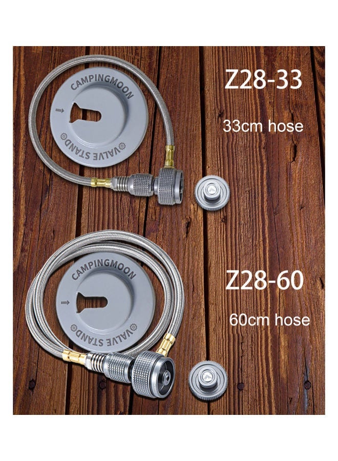 Camping Gas Stove Adapter Hose With Fastener Base 25.00*4.00*17.80cm