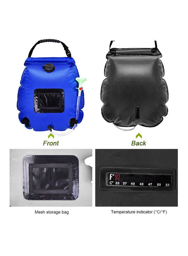 Solar Powered Collapsible Water Bag 40x12x4centimeter