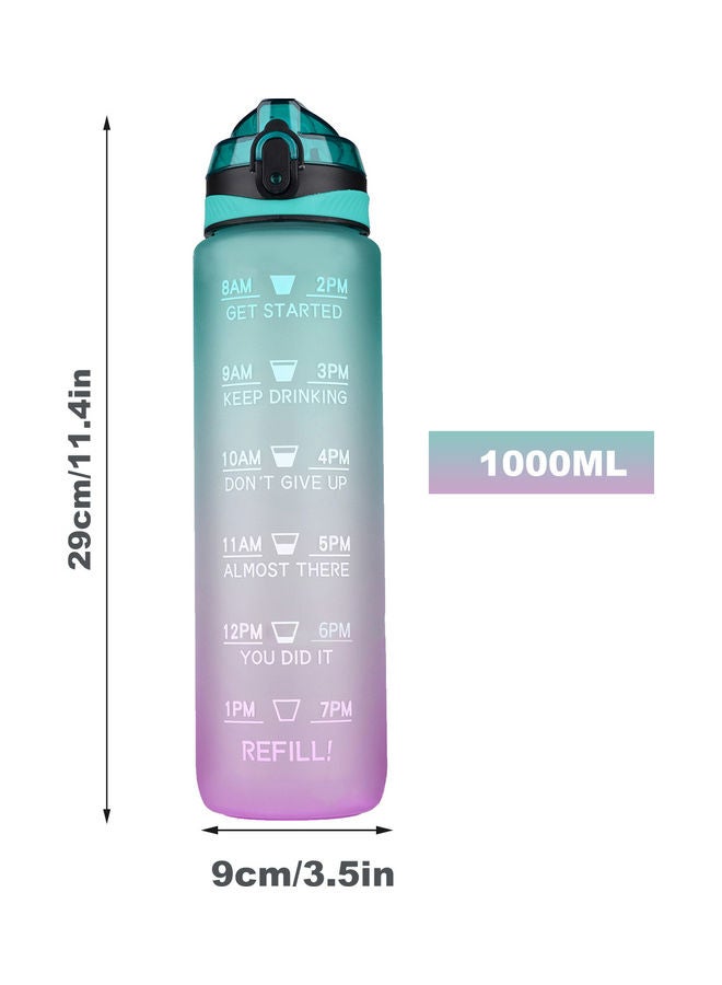 Leakproof Water Bottle With Time Marker